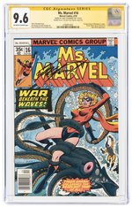 MS. MARVEL #16 APRIL 1978 CGC 9.6 NM+ SIGNATURE SERIES (DOUBLE COVER, FIRST MYSTIQUE CAMEO).