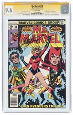 MS. MARVEL #18 JUNE 1978 CGC 9.6 NM+ SIGNATURE SERIES (FIRST FULL MYSTIQUE).