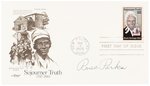 ROSA PARKS SIGNED SOJOURNER TRUTH FIRST DAY COVER.