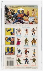 MASTERS OF THE UNIVERSE (1985) - TWO BAD SERIES 4 AFA 80 NM (ROUND BACK, THICKER CARD).