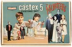 "THE MUNSTERS CASTEX 5 CASTING SET" HIGH GRADE BOXED EXAMPLE.