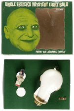 THE ADDAMS FAMILY "UNCLE FESTER'S MYSTERY LIGHT BULB" BOXED NOVELTY.