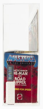 MASTERS OF THE UNIVERSE (1984) BATTLE ARMOR HE-MAN AND ROAD RIPPER GIFT SET AFA 80 NM.