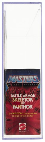 MASTERS OF THE UNIVERSE (1985) - BATTLE ARMOR SKELETOR AND PANTHOR GIFTSET AFA 80 Y-NM.