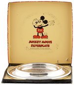 MICKEY MOUSE BOXED ROGERS SILVERPLATE DISH.