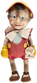 "PINOCCHIO" HIGH GRADE KNICKERBOCKER DOLL WITH TAG (LARGEST SIZE).