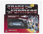 TRANSFORMERS (1984) SERIES 1 CAR - MIRAGE AFA 75+ EX+/NM (W/RUBSIGN).