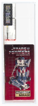 TRANSFORMERS (1984) SERIES 1 CAR - MIRAGE AFA 75+ EX+/NM (W/RUBSIGN).