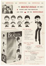 THE BEATLES BOXED HIGH GRADE REMCO DOLL SET & RETAILER'S SHEET.