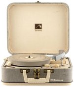 "ELVIS PRESLEY" AUTOGRAPH MODEL RCA VICTOR PORTABLE RECORD PLAYER.