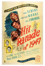 "HIT PARADE OF 1947" MOVIE POSTER.