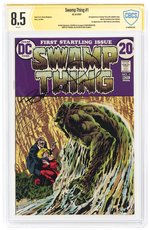 SWAMP THING #1 1972 CBCS VERIFIED SIGNATURE 8.5 VF+ (FIRST ALEC HOLLAND).