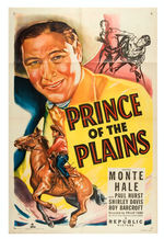 "PRINCE OF THE PLAINS" MOVIE POSTER.