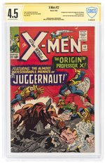 X-MEN #12 JULY 1965 CBCS VERIFIED SIGNATURE 4.5 VG+ (FIRST JUGGERNAUT).