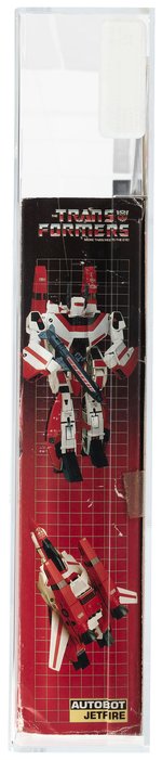 TRANSFORMERS (1985) SERIES 2 - JETFIRE AFA 75 Q-EX+/NM (TRADEMARK LOGO/WHITE TEXT, EARLY RELEASE VARIETY).