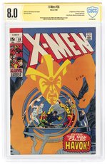 X-MEN #58 JULY 1969 CBCS VERIFIED SIGNATURE 8.0 VF (FIRST HAVOK IN COSTUME).