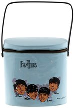 "THE BEATLES" HIGH GRADE VINYL BRUNCH BAG WITH THERMOS & TAG.