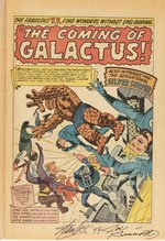 FANTASTIC FOUR #48 MARCH 1966 CBCS VERIFIED SIGNATURE 5.5 FINE- (FIRST SILVER SURFER & GALACTUS).