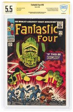 FANTASTIC FOUR #49 APRIL 1966 CBCS VERIFIED SIGNATURE 5.5 FINE- (FIRST FULL GALACTUS).