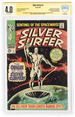 SILVER SURFER #1 AUGUST 1968 CBCS VERIFIED SIGNATURE 4.0 VG.