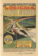 SILVER SURFER #1 AUGUST 1968 CBCS VERIFIED SIGNATURE 4.0 VG.