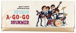 BEATLES-INSPIRED "ARTHUR A-GO-GO DRUMMER" BOXED BATTERY-OPERATED TOY.