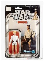 STAR WARS (1978) - LUKE SKYWALKER 12 BACK-A AFA 75 EX+/NM (BLOND HAIR).