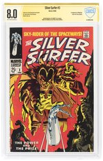 SILVER SURFER #3 DECEMBER 1968 CBCS VERIFIED SIGNATURE 8.0 VF (FIRST MEPHISTO).