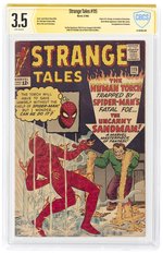 STRANGE TALES #115 DECEMBER 1963 CBCS VERIFIED SIGNATURE 3.5 VG-.