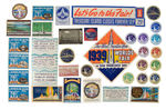 GOLDEN GATE 1939 COLLECTION OF POSTER STAMPS, LABELS, SEALS.