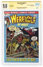 WEREWOLF BY NIGHT #2 NOVEMBER 1972 CBCS VERIFIED SIGNATURE 9.0 VF/NM.