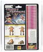 TRANSFORMERS (1985) SERIES 2 MINICAR - BRAWN W/MINISPY AFA 80 Y-NM.