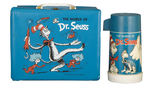 "THE WORLD OF DR. SEUSS" VINYL LUNCHBOX WITH THERMOS.