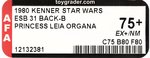 STAR WARS: THE EMPIRE STRIKES BACK (1980) - PRINCESS LEIA ORGANA 31 BACK-B AFA 75+ EX+/NM.