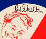 “RED SKELTON THE PLEDGE OF ALLEGIANCE” BURGER KING PREMIUM SIGNED RECORD.