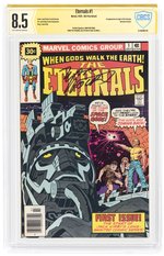 ETERNALS #1 JULY 1976 CBCS VERIFIED SIGNATURE 8.5 VF+ (30¢ PRICE VARIANT, FIRST ETERNALS).