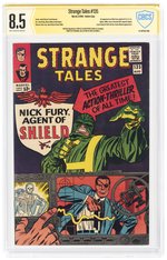 STRANGE TALES #135 AUGUST 1965 CBCS VERIFIED SIGNATURE 8.5 VF+ (FIRST NICK FURY, AGENT OF S.H.I.E.L.D.).