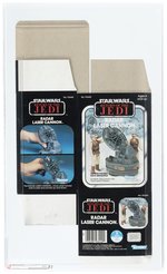 STAR WARS: RETURN OF THE JEDI (1983) - RADAR LASER CANNON BOX FLAT AFA 85 NM+.