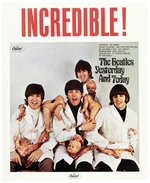 THE BEATLES "YESTERDAY AND TODAY" BUTCHER COVER HIGH GRADE PROMOTIONAL POSTER.