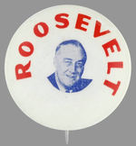 "ROOSEVELT" SCARCE 1.25" PORTRAIT.