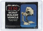 PALITOY/MECCANO STAR WARS: RETURN OF THE JEDI (1983) - SCOUT WALKER BI-LOGO CAS 80+.