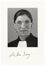 RUTH BADER GINSBURG SUPREME COURT JUSTICE SIGNED PHOTO.