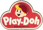 "PLAY-DOH" VACUMFORM 1980s STORE ADVERTISING SIGN.