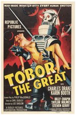 TOBOR THE GREAT ONE-SHEET MOVIE POSTER.