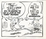 POGO SUNDAY STRIP ORIGINAL ART BY WALT KELLY.