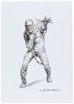 N'KANTU, THE LIVING MUMMY SPECIALTY ORIGINAL ART BY RAFAEL LÓPEZ ESPÍ.