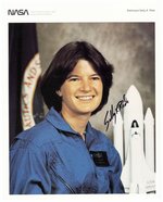 NASA ASTRONAUT SALLY RIDE SIGNED PHOTO.