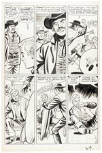 KID COLT OUTLAW #102 ORIGINAL ART FOUR PAGES BY JACK KELLER.