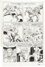 KID COLT OUTLAW #102 ORIGINAL ART FOUR PAGES BY JACK KELLER.