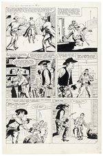 KID COLT OUTLAW #76 ORIGINAL ART PAGE TRIO BY ALFONSO GREENE.